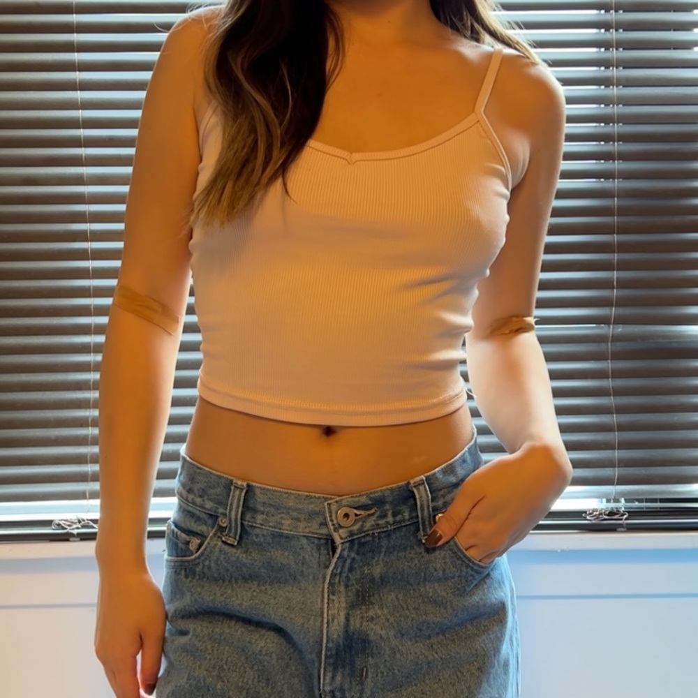 Ribbed Baby Pink Tank Top